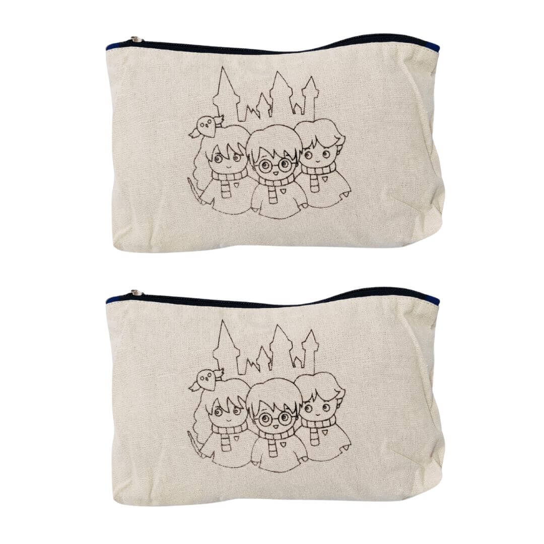 Pencil Case – DIY/PYO Paint Your Own Pencil Case PACK OF 2 HARRY P